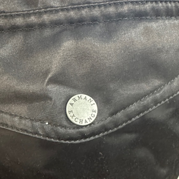 Armani Exchange Classic Black Bomber Jacket - Picture 2 of 6